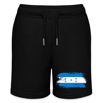 Honduras flag - Stanley/Stella MINI BOLTER Organic Teen Jogging Shorts - black - Front