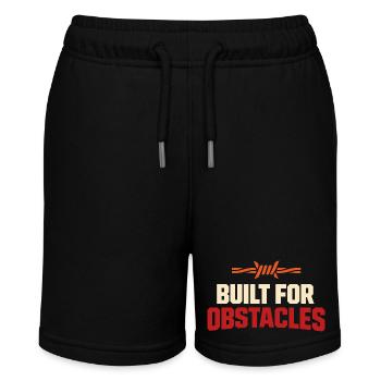 Hindernislauf-rennfahrer Hindernislauf Ocr - Stanley/Stella Teenager Bio-Joggingshorts MINI BOLTER - Schwarz - Vorne