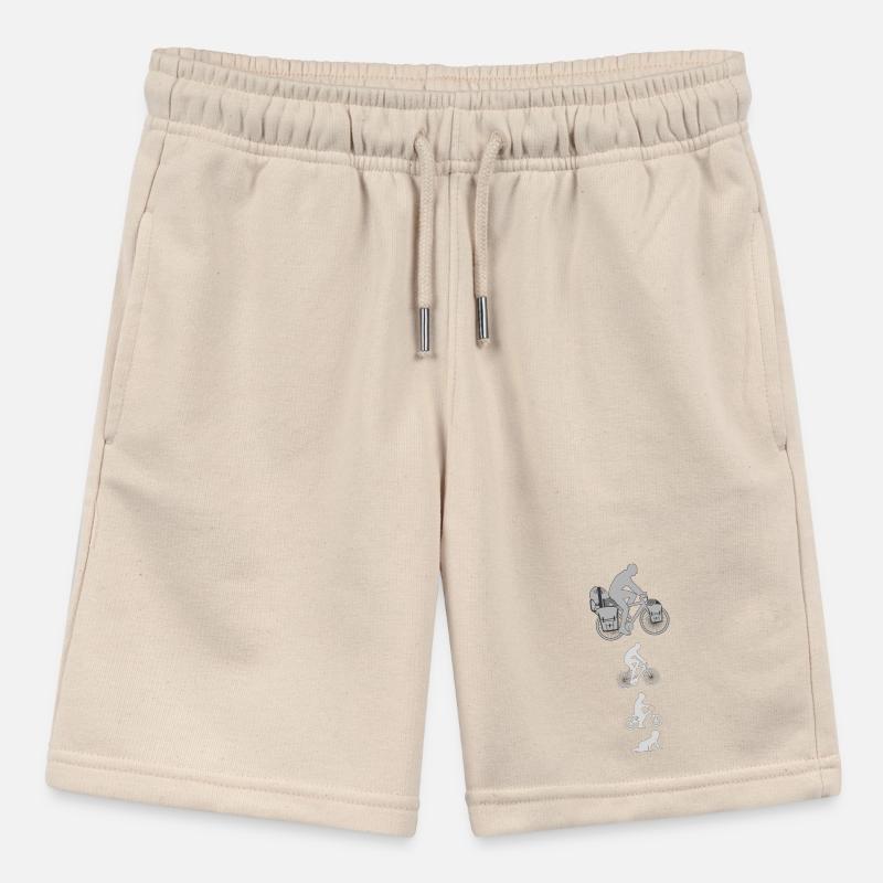 Evolution wheel white Stanley/Stella MINI BOLTER Organic Teen Jogging Shorts
