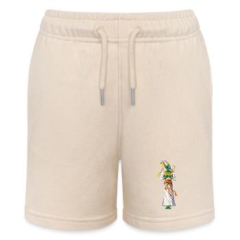 Egyptian God Osiris - Stanley/Stella MINI BOLTER Organic Teen Jogging Shorts - soft Ecru - Front