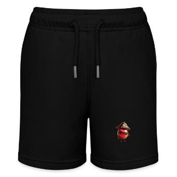 KIRSCHE - Stanley/Stella Teenager Bio-Joggingshorts MINI BOLTER - Schwarz - Vorne