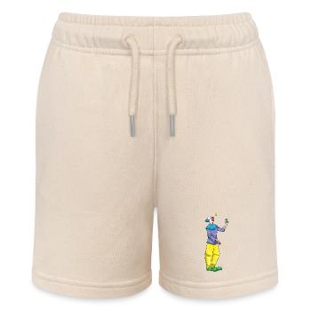 Clown Halloween Juggling - Stanley/Stella MINI BOLTER Organic Teen Jogging Shorts - soft Ecru - Front