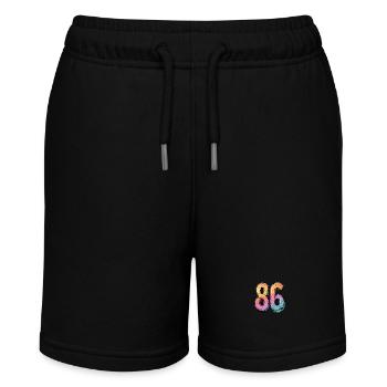86 Zahl Comic - Stanley/Stella Teenager Bio-Joggingshorts MINI BOLTER - Schwarz - Vorne