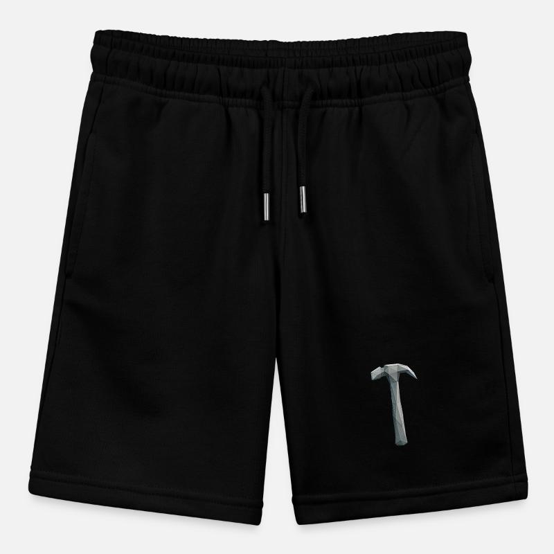 Low Poly Hammer - Artisan Tool Stanley/Stella MINI BOLTER Organic Teen Jogging Shorts