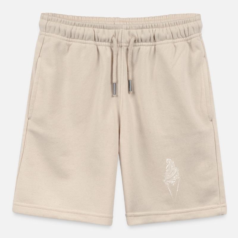Ice Cream & Waffle Cone Stanley/Stella MINI BOLTER Organic Teen Jogging Shorts