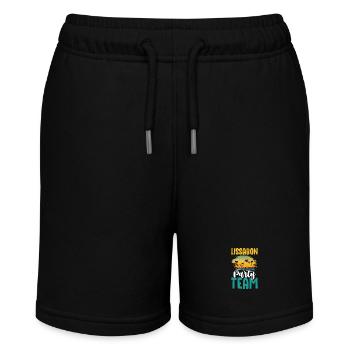 Lisbon Party Team - Stanley/Stella MINI BOLTER Organic Teen Jogging Shorts - black - Front