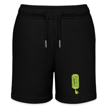 Electricity Coupon - Stanley/Stella MINI BOLTER Organic Teen Jogging Shorts - black - Front