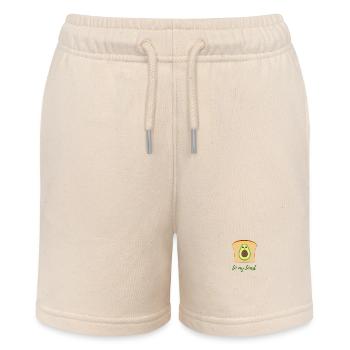 Avocado-Toast für Paare - Stanley/Stella Teenager Bio-Joggingshorts MINI BOLTER - Natur - Vorne