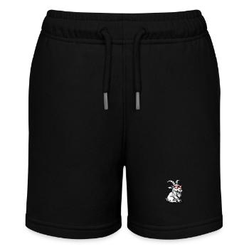 Mountain Goat Cool Animal - Stanley/Stella MINI BOLTER Organic Teen Jogging Shorts - black - Front