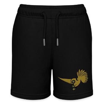 Chasse oiseau chouette - Short bio MINI BOLTER Stanley/Stella Ado - noir - Devant
