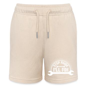 Step Aside I'll Fix It for Fixing Repairman Repair - Stanley/Stella MINI BOLTER Organic Teen Jogging Shorts - soft Ecru - Front