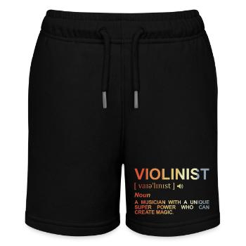 Violinist Bedeutung - Stanley/Stella Teenager Bio-Joggingshorts MINI BOLTER - Schwarz - Vorne