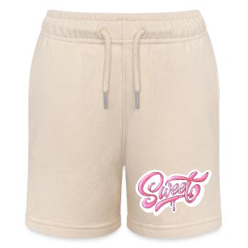 Sweet Pink Glitter Manuscrit Design - Short bio MINI BOLTER Stanley/Stella Ado - écru doux - Devant