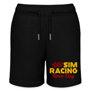 Sim Racing Renntag - Stanley/Stella Teenager Bio-Joggingshorts MINI BOLTER - Schwarz - Vorne