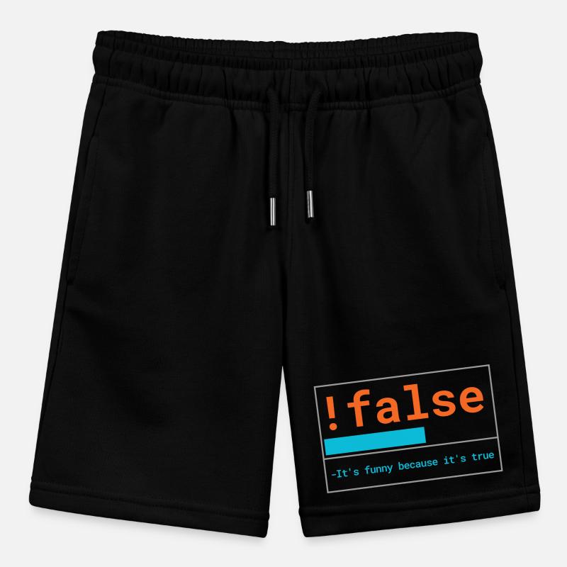 Programmer Logic: It's funny because it's true Stanley/Stella MINI BOLTER Organic Teen Jogging Shorts