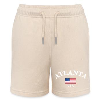 Atlanta, USA - Stanley/Stella Teenager Bio-Joggingshorts MINI BOLTER - Natur - Vorne