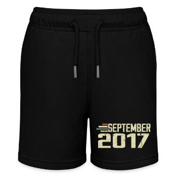 September 2017 Vintage Gift Idea September 2017 - Stanley/Stella MINI BOLTER Organic Teen Jogging Shorts - black - Front