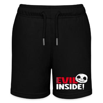 Evil Inside - pretty evil! - Stanley/Stella MINI BOLTER Organic Teen Jogging Shorts - black - Front