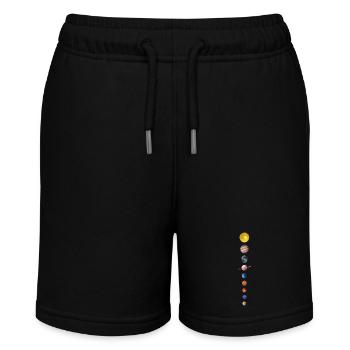 Planeten - Stanley/Stella Teenager Bio-Joggingshorts MINI BOLTER - Schwarz - Vorne