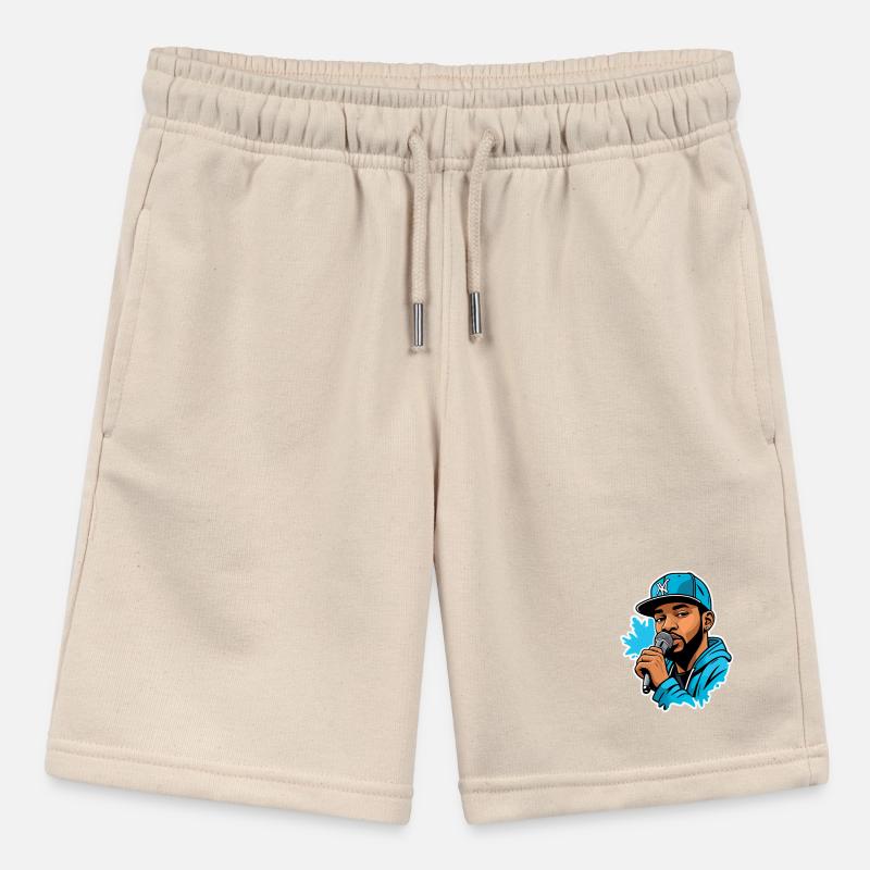 MC con microfono Pantaloncini sportivi ecologici MINI BOLTER per ragazzi di Stanley/Stella