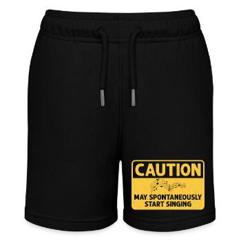 Caution May Spontaneously Start Singing Singer Kar - Stanley/Stella Teenager Bio-Joggingshorts MINI BOLTER - Schwarz - Vorne