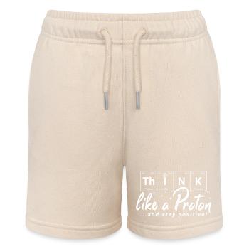 THINK Positive - chemical elements - Stanley/Stella MINI BOLTER Organic Teen Jogging Shorts - soft Ecru - Front