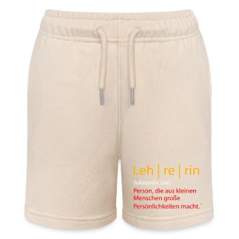 Lehrerin - Stanley/Stella Teenager Bio-Joggingshorts MINI BOLTER - Natur - Vorne