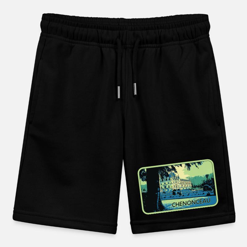 Blick auf das Château de Chenonceau: Loiretal Stanley/Stella Teenager Bio-Joggingshorts MINI BOLTER