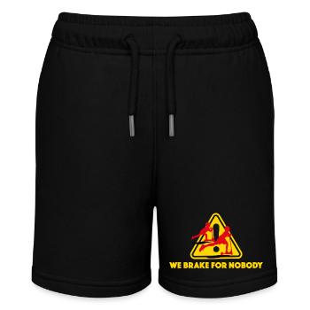 Scooter at full speed - Stanley/Stella MINI BOLTER Organic Teen Jogging Shorts - black - Front