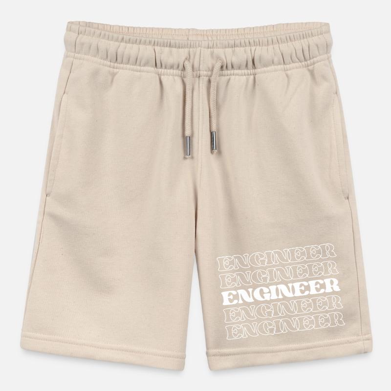 Engineer Designer Developer Technician Builder Stanley/Stella MINI BOLTER Organic Teen Jogging Shorts