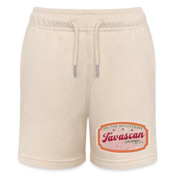 Tavascan Spain Alpine Label - Stanley/Stella MINI BOLTER Organic Teen Jogging Shorts - soft Ecru - Front