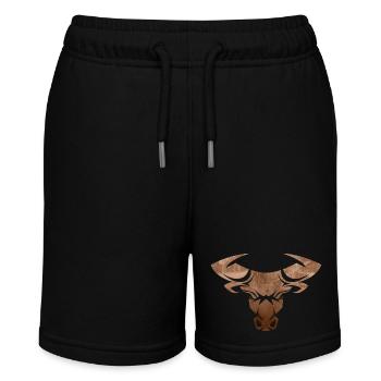 Tête de taureau tête Logo Steak Beast Gym corne - Short bio MINI BOLTER Stanley/Stella Ado - noir - Devant