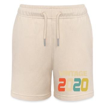2020 Vintage Retro Classic 2020 - Stanley/Stella MINI BOLTER Organic Teen Jogging Shorts - soft Ecru - Front