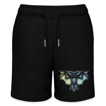 Fledermaus - Stanley/Stella Teenager Bio-Joggingshorts MINI BOLTER - Schwarz - Vorne