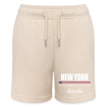 New York - Stanley/Stella MINI BOLTER Organic Teen Jogging Shorts - soft Ecru - Front