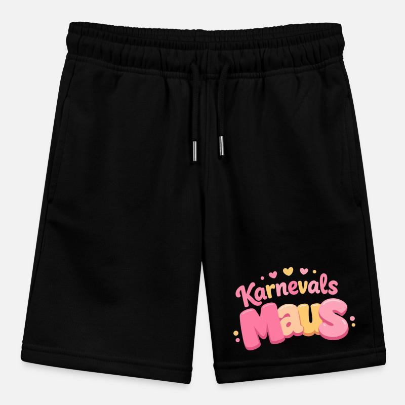 Karnevalsmaus Kölsche Mädsche – Karneval Köln Stanley/Stella Teenager Bio-Joggingshorts MINI BOLTER