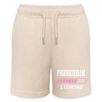 Friseurin Ausbildung 3 Lehrjahr Friseur Lehre - Stanley/Stella Teenager Bio-Joggingshorts MINI BOLTER - Natur - Vorne
