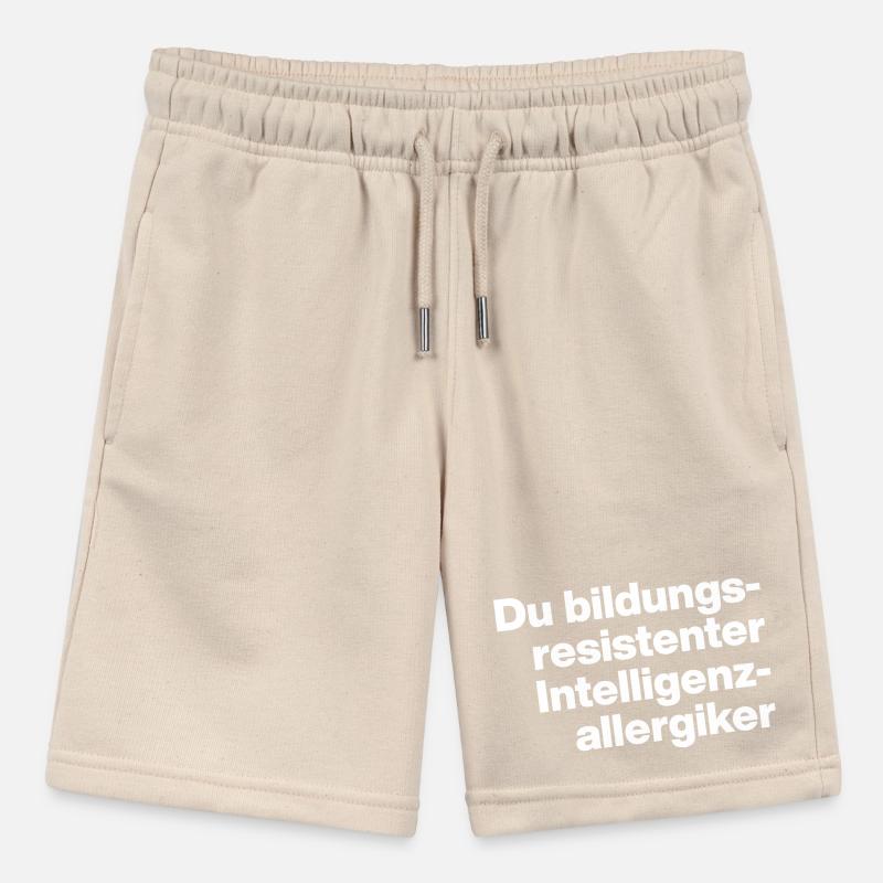 YOU EDUCATION-RESISTANT INTELLIGENCE ALLERGY SUFFERER STUPID Stanley/Stella MINI BOLTER Organic Teen Jogging Shorts