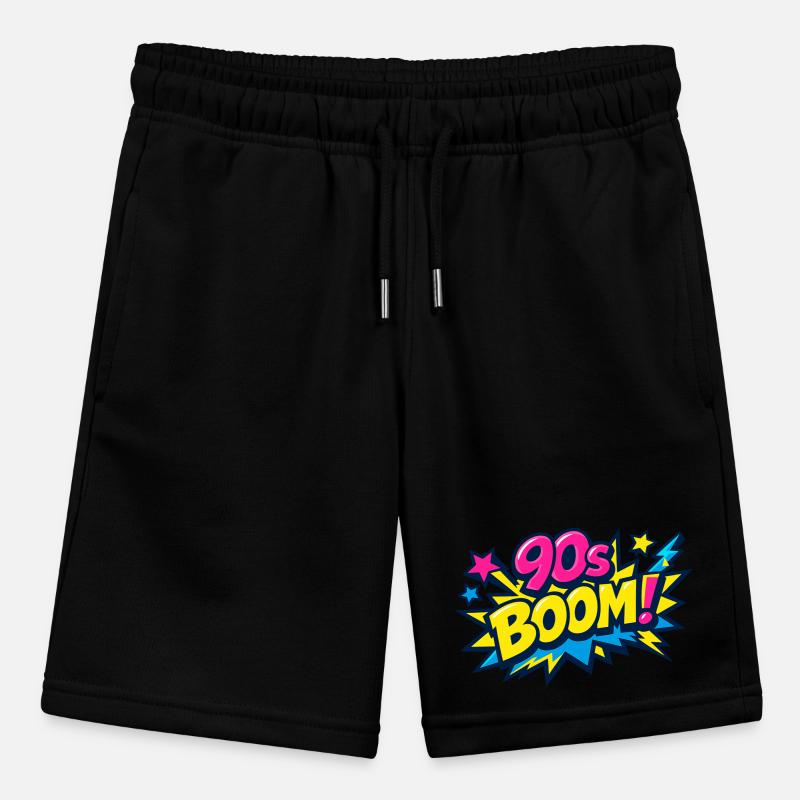 90s Boom Comic Explosion Stanley/Stella MINI BOLTER Organic Teen Jogging Shorts