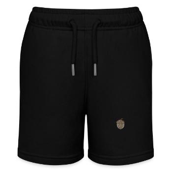 Acorn embroidered - Stanley/Stella MINI BOLTER Organic Teen Jogging Shorts - black - Front