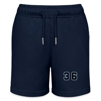 36 Symbole numérique - Short bio MINI BOLTER Stanley/Stella Ado - bleu marine - Devant