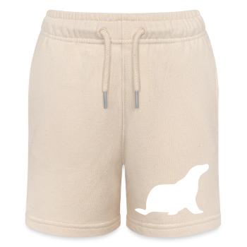 Robbe White - Stanley/Stella MINI BOLTER Organic Teen Jogging Shorts - soft Ecru - Front