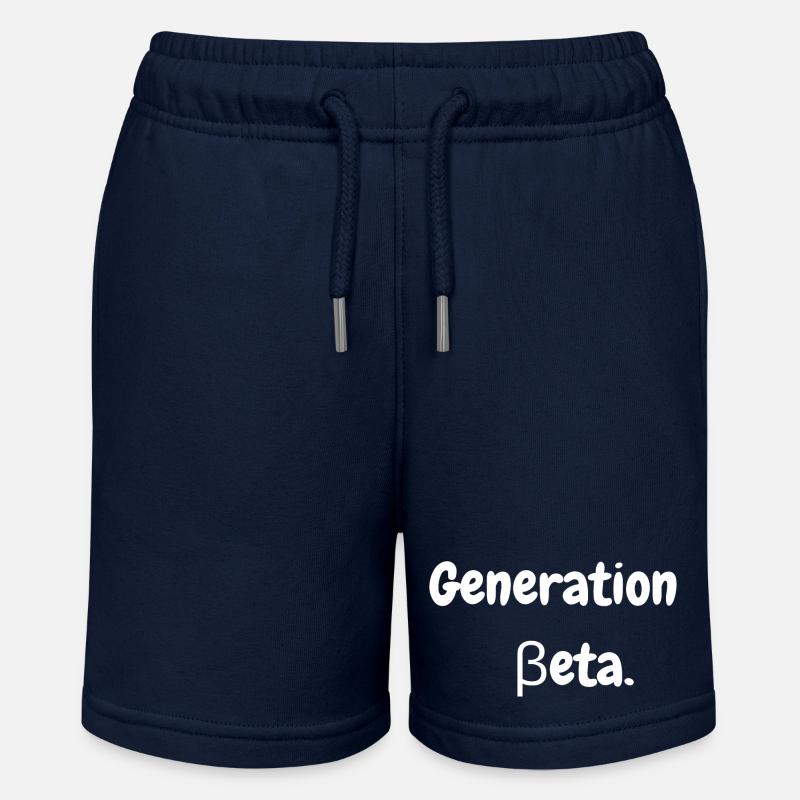 Génération bêta - Short bio MINI BOLTER Stanley/Stella Ado - bleu marine
