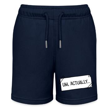 Loge de nerd pour coller des notes - Short bio MINI BOLTER Stanley/Stella Ado - bleu marine - Devant