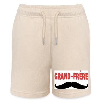 Grand Frère - Short bio MINI BOLTER Stanley/Stella Ado - écru doux - Devant