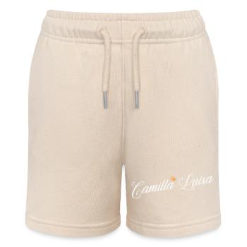 Camilla Name for Women Kids Toddlers - Camilla - Stanley/Stella MINI BOLTER Organic Teen Jogging Shorts - soft Ecru - Front