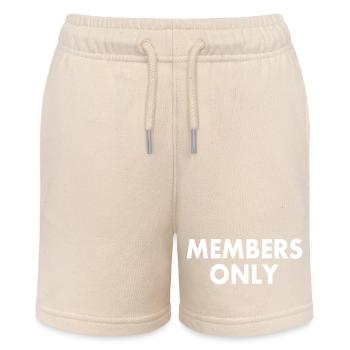 Members only - Stanley/Stella MINI BOLTER Organic Teen Jogging Shorts - soft Ecru - Front