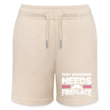 construction carpenter americas jokes - Stanley/Stella Teenager Bio-Joggingshorts MINI BOLTER - Natur - Vorne