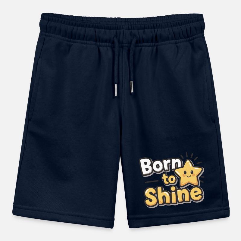 Born to Shine – Strahlender Stern Stanley/Stella Teenager Bio-Joggingshorts MINI BOLTER
