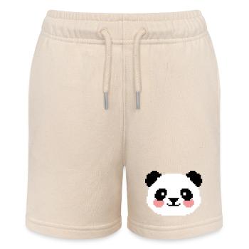 Panda 8 bits - Short bio MINI BOLTER Stanley/Stella Ado - écru doux - Devant